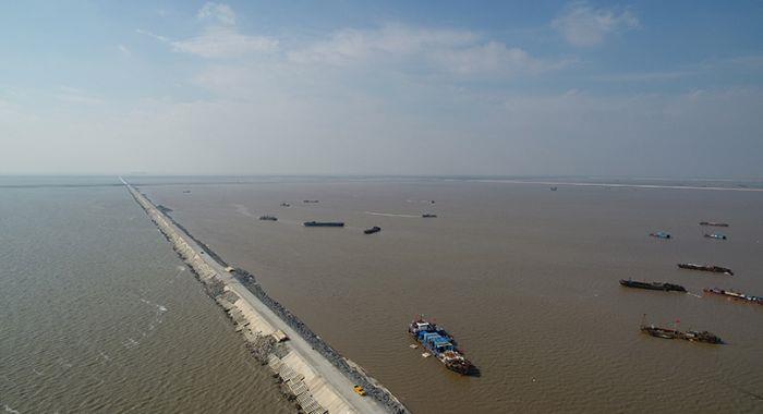 橫沙八期圈圍工程質(zhì)量檢測(cè)