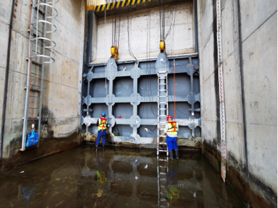 南水北調(diào)中線段水閘閘門(mén)安全鑒定